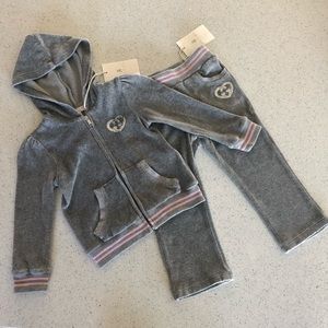 Gucci toddler girl track suit size 12-18m
